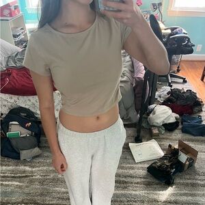 Old Navy Beige Crop Top